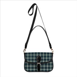 ScotsTee Shop Scottish MacInnes Dress Modern Tartan Women's Chain Crossbody Bag Square Bag