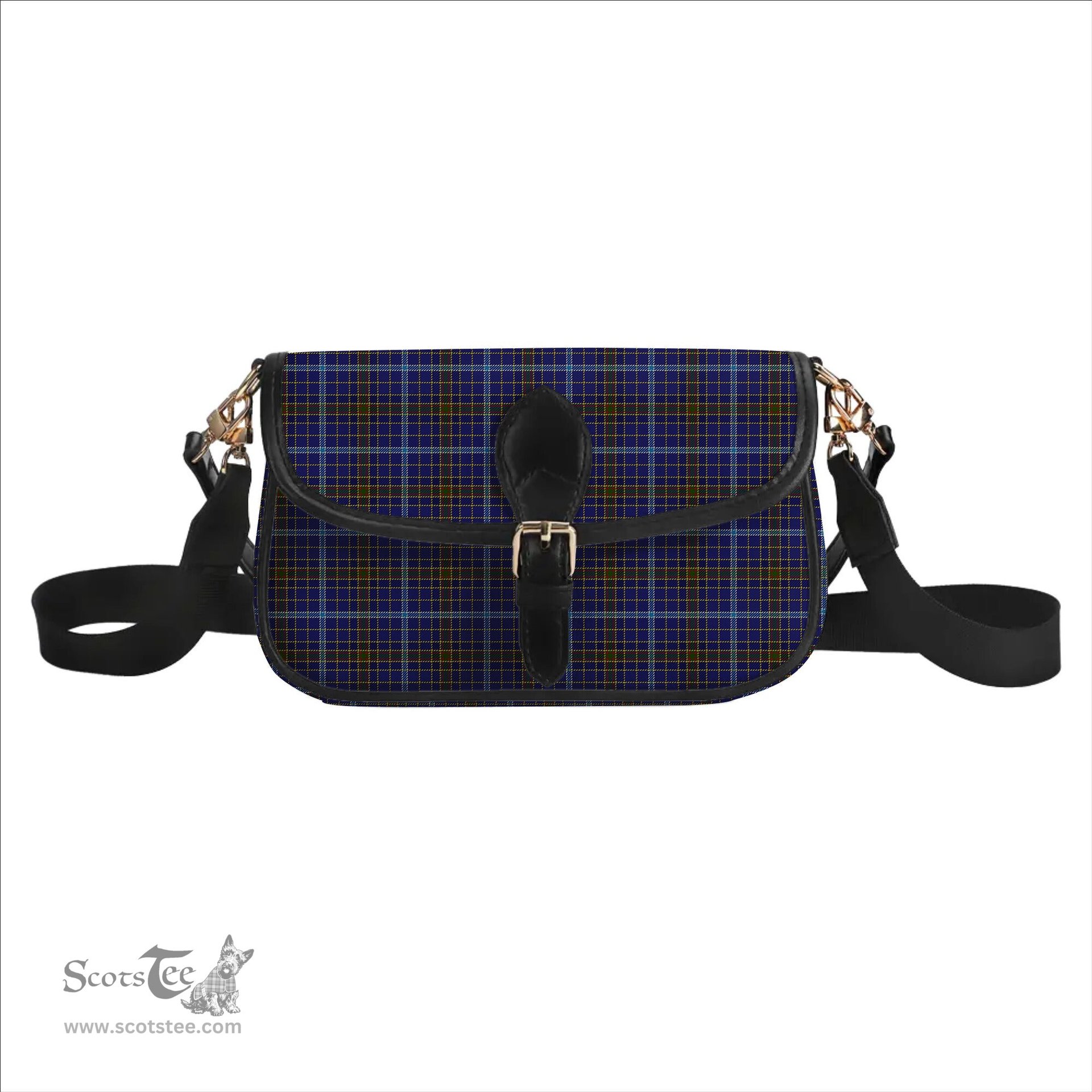ScotsTee Shop Scottish Knox 2 Tartan Women's Chain Crossbody Bag Square Bag