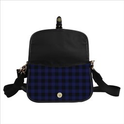 ScotsTee Shop Scottish MacKay Blue #02 Tartan Women's Chain Crossbody Bag Square Bag