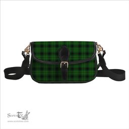 ScotsTee Shop Scottish MacArthur Highland Tartan Women's Chain Crossbody Bag Square Bag