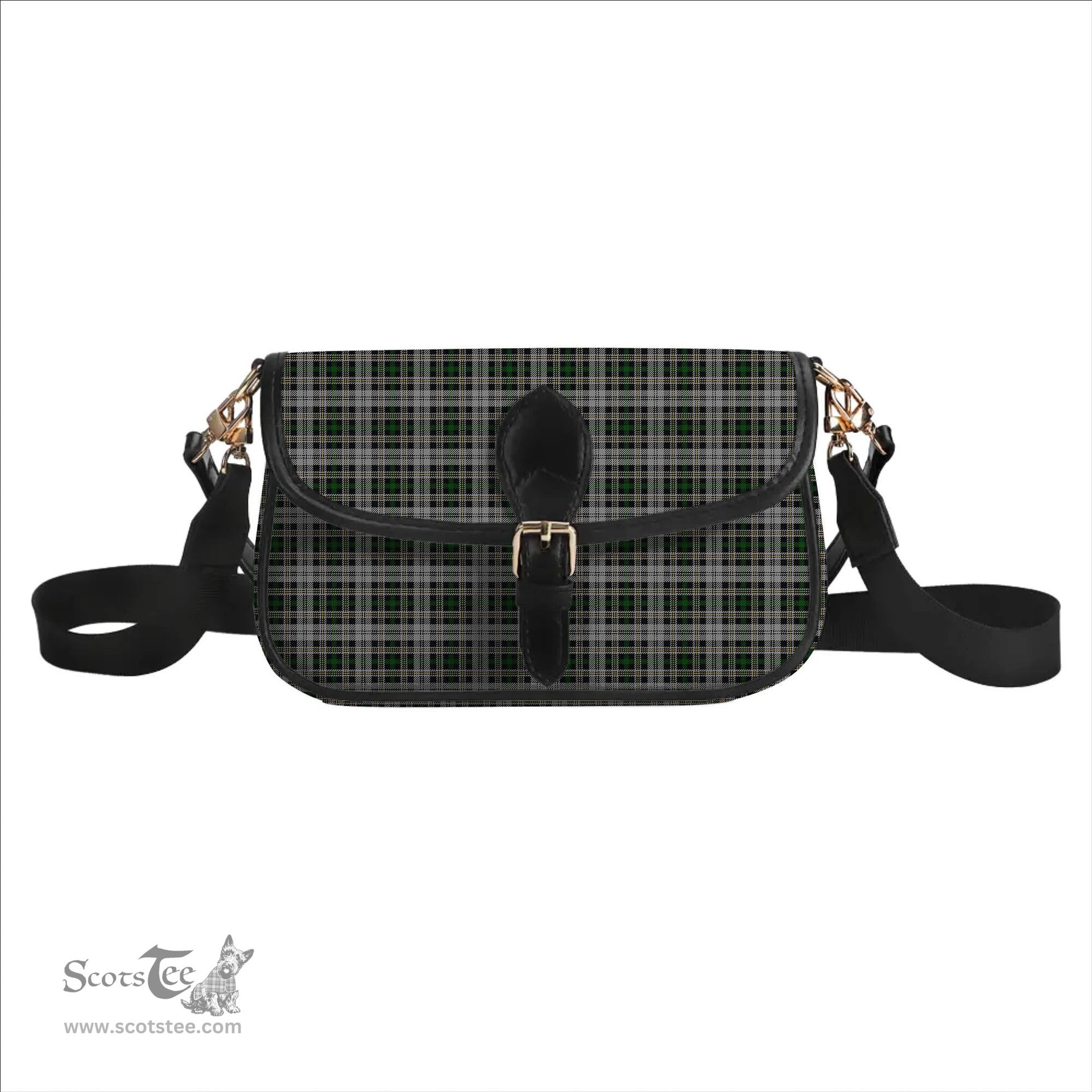 ScotsTee Shop Scottish Dalgliesh Dress Tartan Women's Chain Crossbody Bag Square Bag