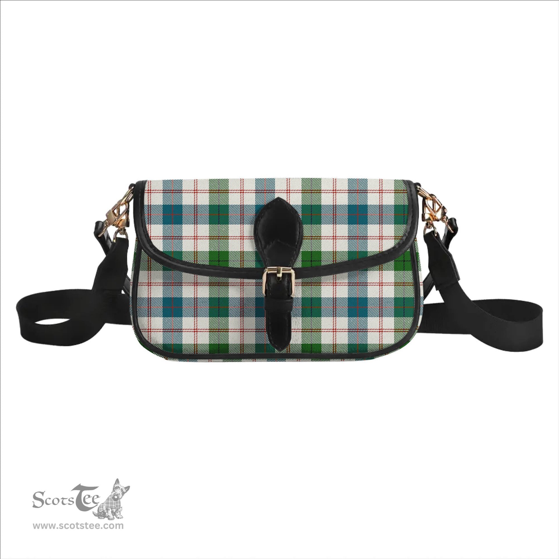 ScotsTee Shop Scottish Guthrie Dress Ancient Tartan Women's Chain Crossbody Bag Square Bag
