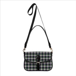 ScotsTee Shop Scottish MacCallum Dress Modern Tartan Women's Chain Crossbody Bag Square Bag
