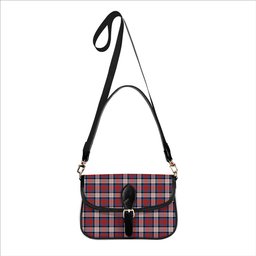 ScotsTee Shop Scottish MacDonald Dress Irish Ancient Tartan Women's Chain Crossbody Bag Square Bag