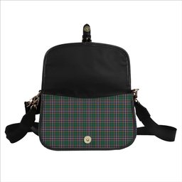 ScotsTee Shop Scottish MacFarlane Hunting Ancient Tartan Women's Chain Crossbody Bag Square Bag