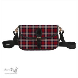 ScotsTee Shop Scottish MacDonald Dress Irish Tartan Women's Chain Crossbody Bag Square Bag