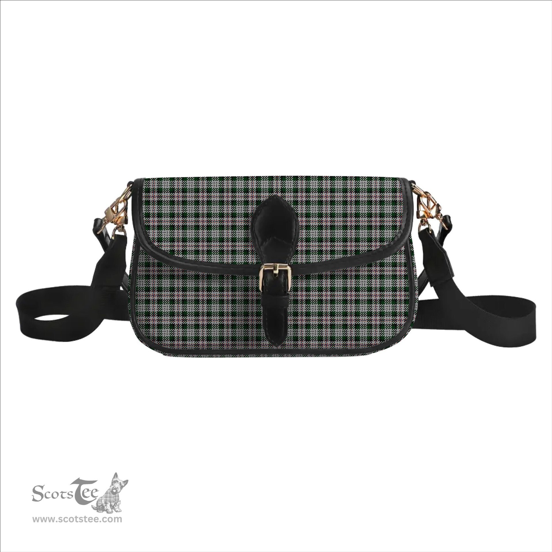 ScotsTee Shop Scottish MacDuff Dress 2 Tartan Women's Chain Crossbody Bag Square Bag