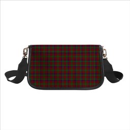 ScotsTee Shop Scottish MacDonald of Glengarry Full Dress Tartan Women's Chain Crossbody Bag Square Bag