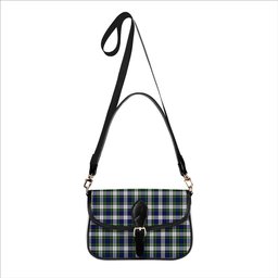 ScotsTee Shop Scottish Gordon Dress Modern Tartan Women's Chain Crossbody Bag Square Bag