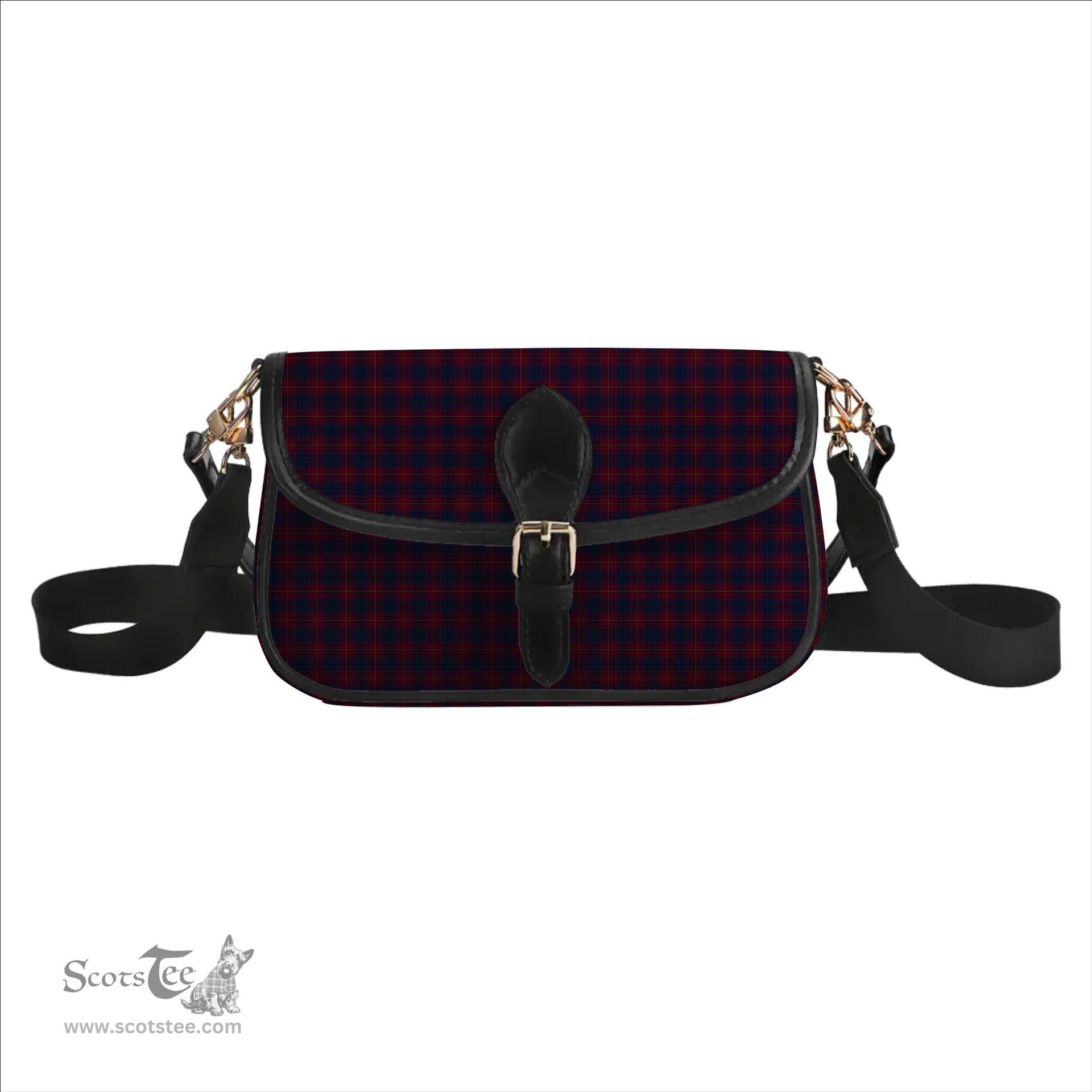 ScotsTee Shop Scottish Harris Jeffrey S Tartan Women's Chain Crossbody Bag Square Bag