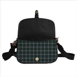 ScotsTee Shop Scottish MacDowall Tartan Women's Chain Crossbody Bag Square Bag