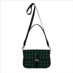 ScotsTee Shop Scottish MacArthur-Fox Hunting Modern Tartan Women's Chain Crossbody Bag Square Bag