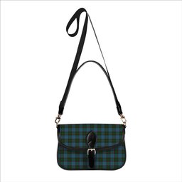 ScotsTee Shop Scottish Hughes Interconnection Int Tartan Women's Chain Crossbody Bag Square Bag