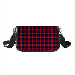 ScotsTee Shop Scottish MacLachlan Modern SC Tartan Women's Chain Crossbody Bag Square Bag