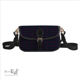 ScotsTee Shop Scottish MacCaughan or MacEachain Tartan Women's Chain Crossbody Bag Square Bag