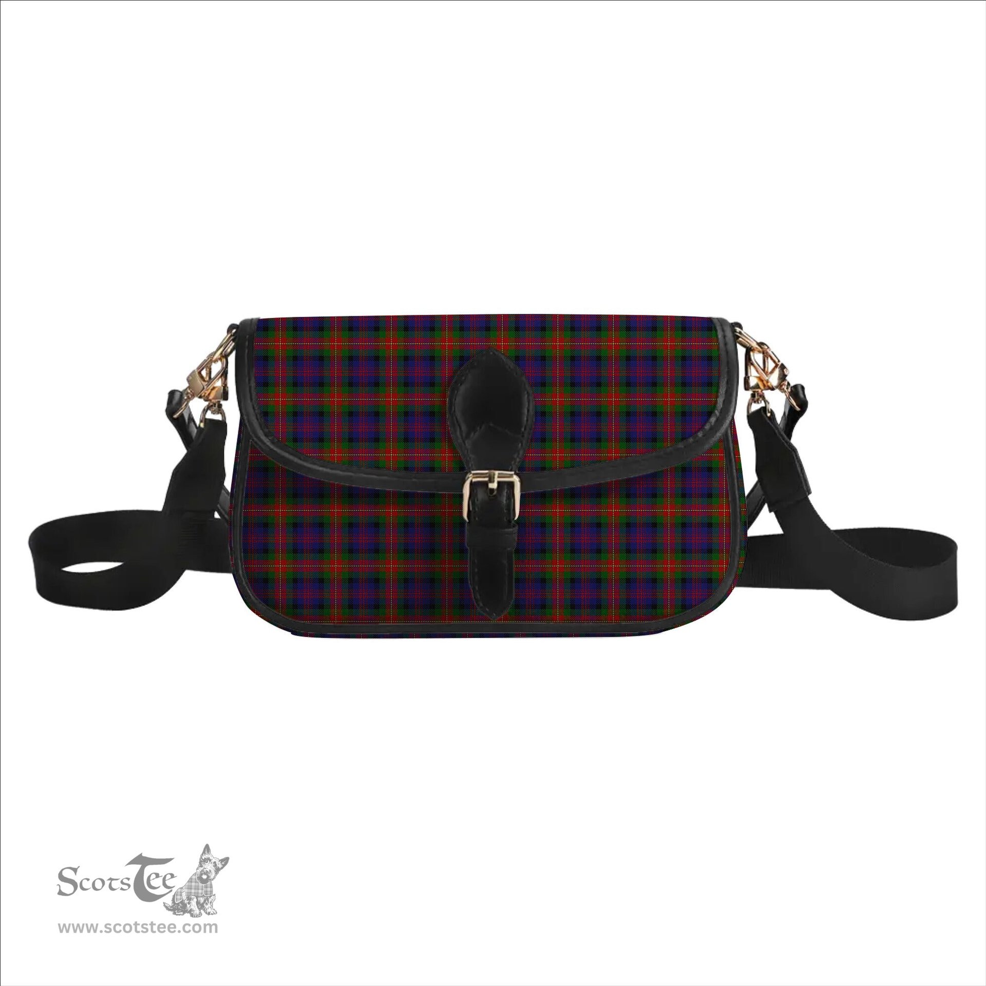 ScotsTee Shop Scottish MacLagan of Glenquiech Tartan Women's Chain Crossbody Bag Square Bag