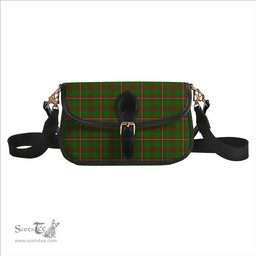 ScotsTee Shop Scottish MacKinnon Hunting Modern Tartan Women's Chain Crossbody Bag Square Bag
