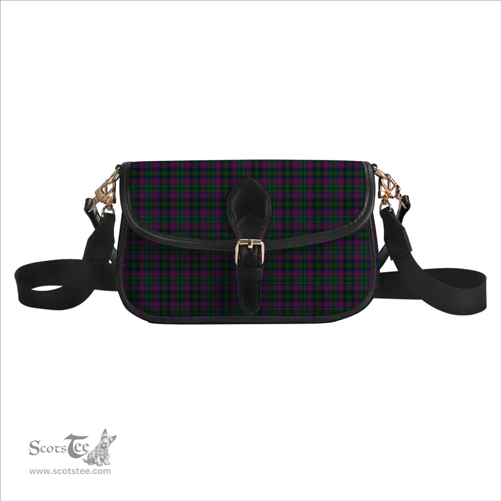 ScotsTee Shop Scottish MacLachlan Hunting Tartan Women's Chain Crossbody Bag Square Bag