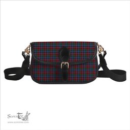 ScotsTee Shop Scottish Gordon Red Tartan Women's Chain Crossbody Bag Square Bag