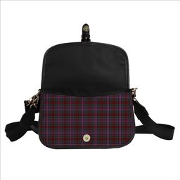 ScotsTee Shop Scottish Gordon Red 1819 Tartan Women's Chain Crossbody Bag Square Bag