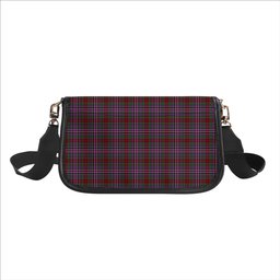 ScotsTee Shop Scottish Gordon Red 1819 Tartan Women's Chain Crossbody Bag Square Bag