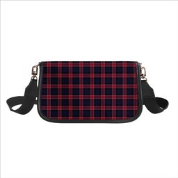 ScotsTee Shop Scottish Graham of Menteith Red Modern Tartan Women's Chain Crossbody Bag Square Bag