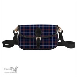 ScotsTee Shop Scottish Jewish Modern Clans Tartan Women's Chain Crossbody Bag Square Bag