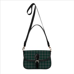 ScotsTee Shop Scottish Kelly of Sleat Hunting Tartan Women's Chain Crossbody Bag Square Bag