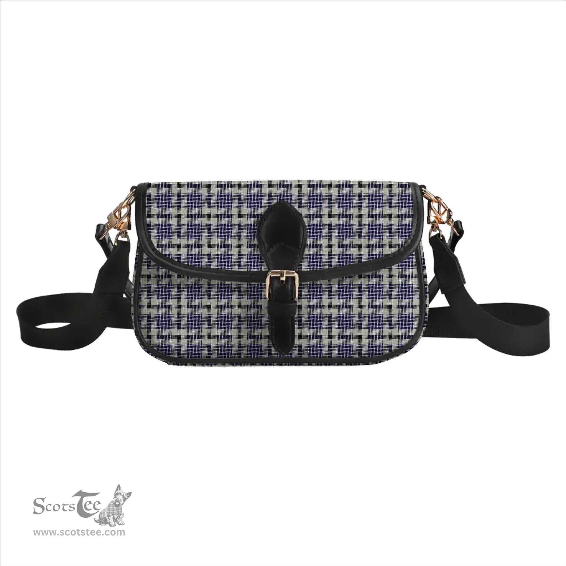 ScotsTee Shop Scottish Hanna Bible Tartan Women's Chain Crossbody Bag Square Bag