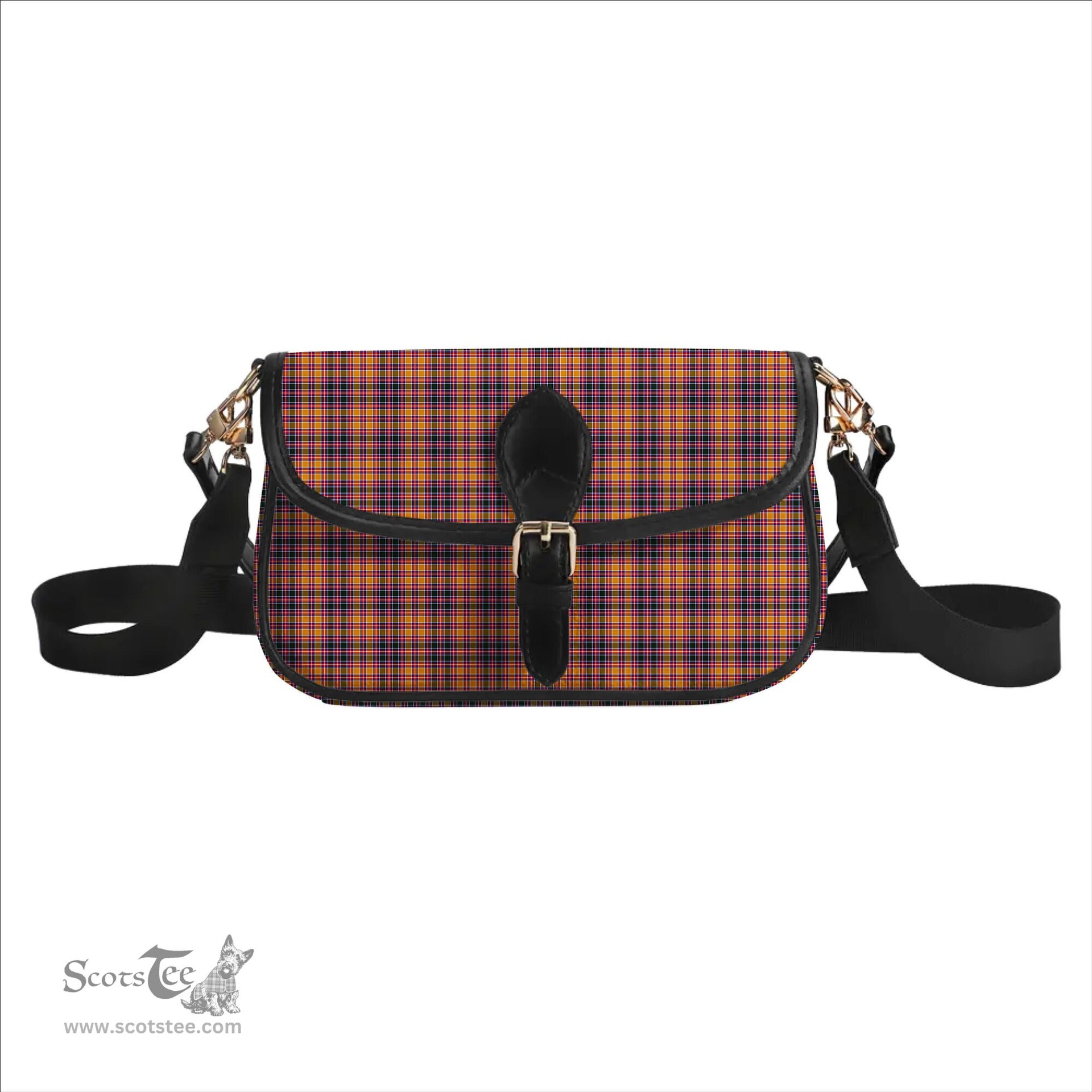 ScotsTee Shop Scottish Jacobite Tartan Women's Chain Crossbody Bag Square Bag