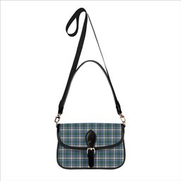 ScotsTee Shop Scottish MacDowall Ancient Tartan Women's Chain Crossbody Bag Square Bag