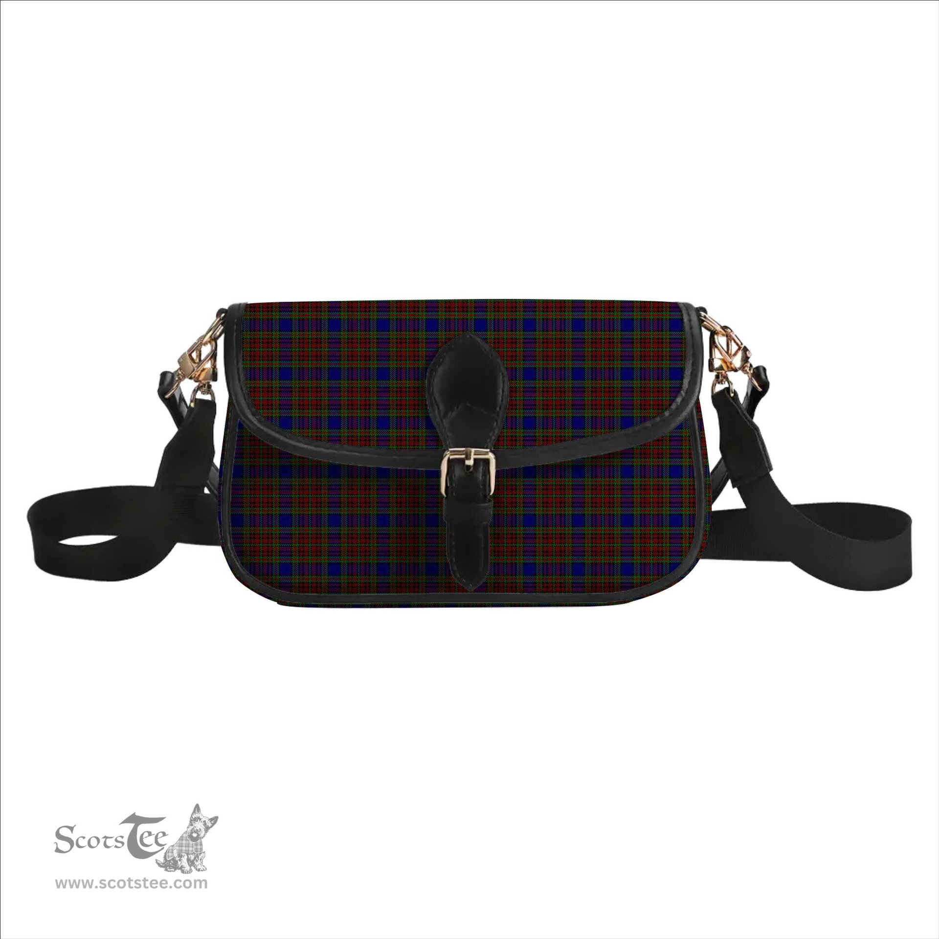 ScotsTee Shop Scottish Highfield Tartan Women's Chain Crossbody Bag Square Bag