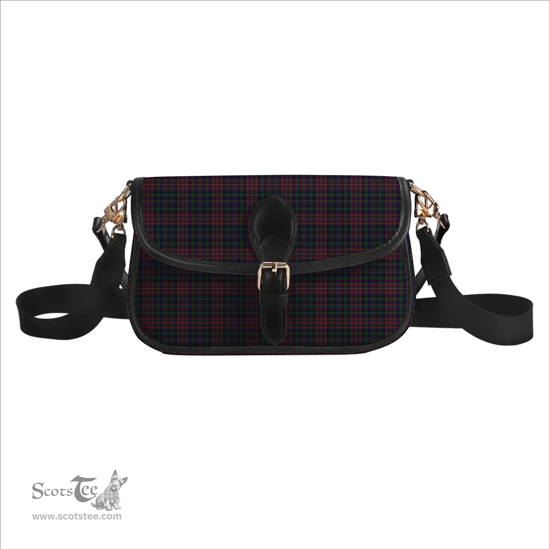 ScotsTee Shop Scottish Jrgensen of Taasingee Tartan Women's Chain Crossbody Bag Square Bag