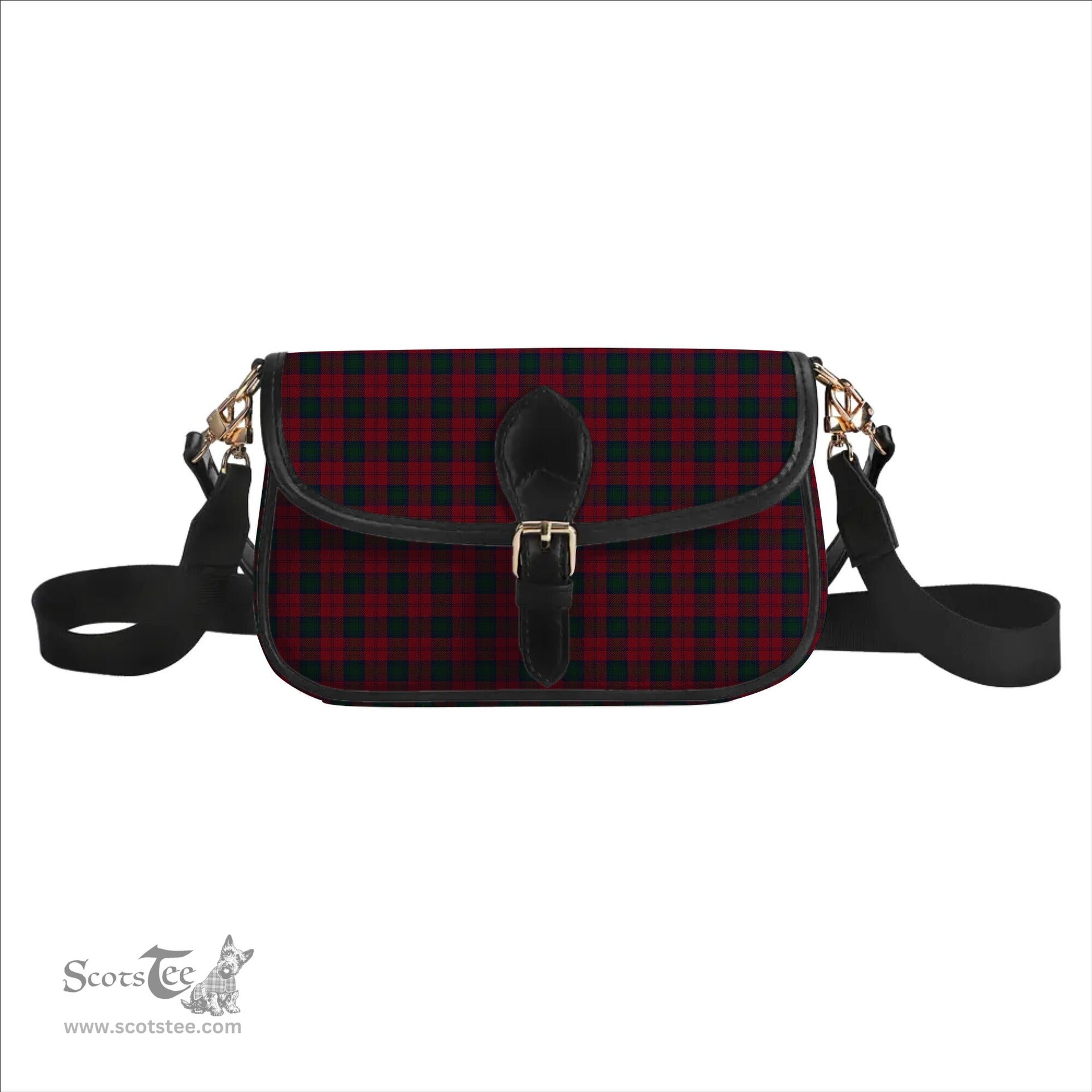 ScotsTee Shop Scottish Lindsay Tartan Women's Chain Crossbody Bag Square Bag