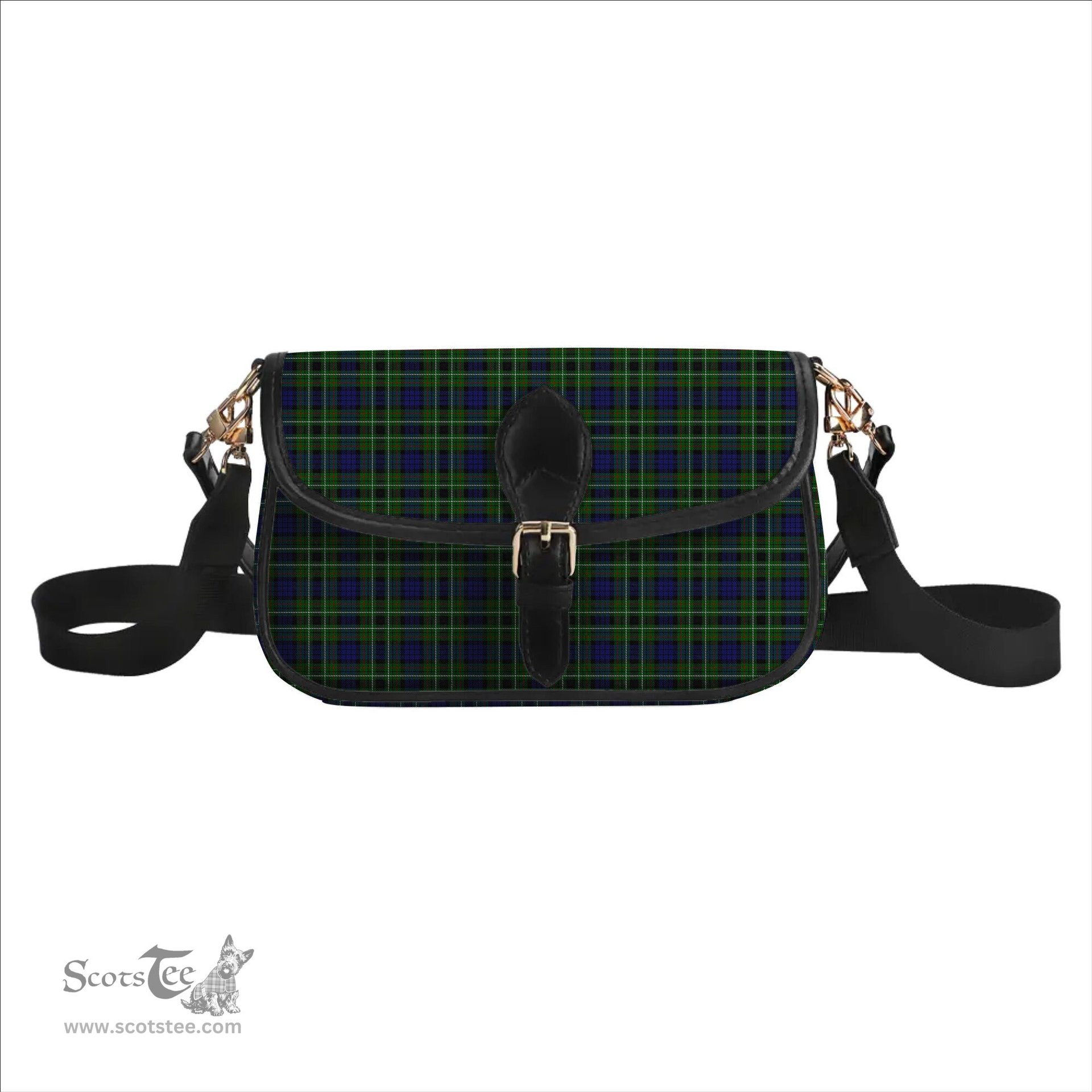 ScotsTee Shop Scottish Lloyd of Dolobran Tartan Women's Chain Crossbody Bag Square Bag