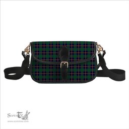 ScotsTee Shop Scottish Irvine Glenn Tartan Women's Chain Crossbody Bag Square Bag
