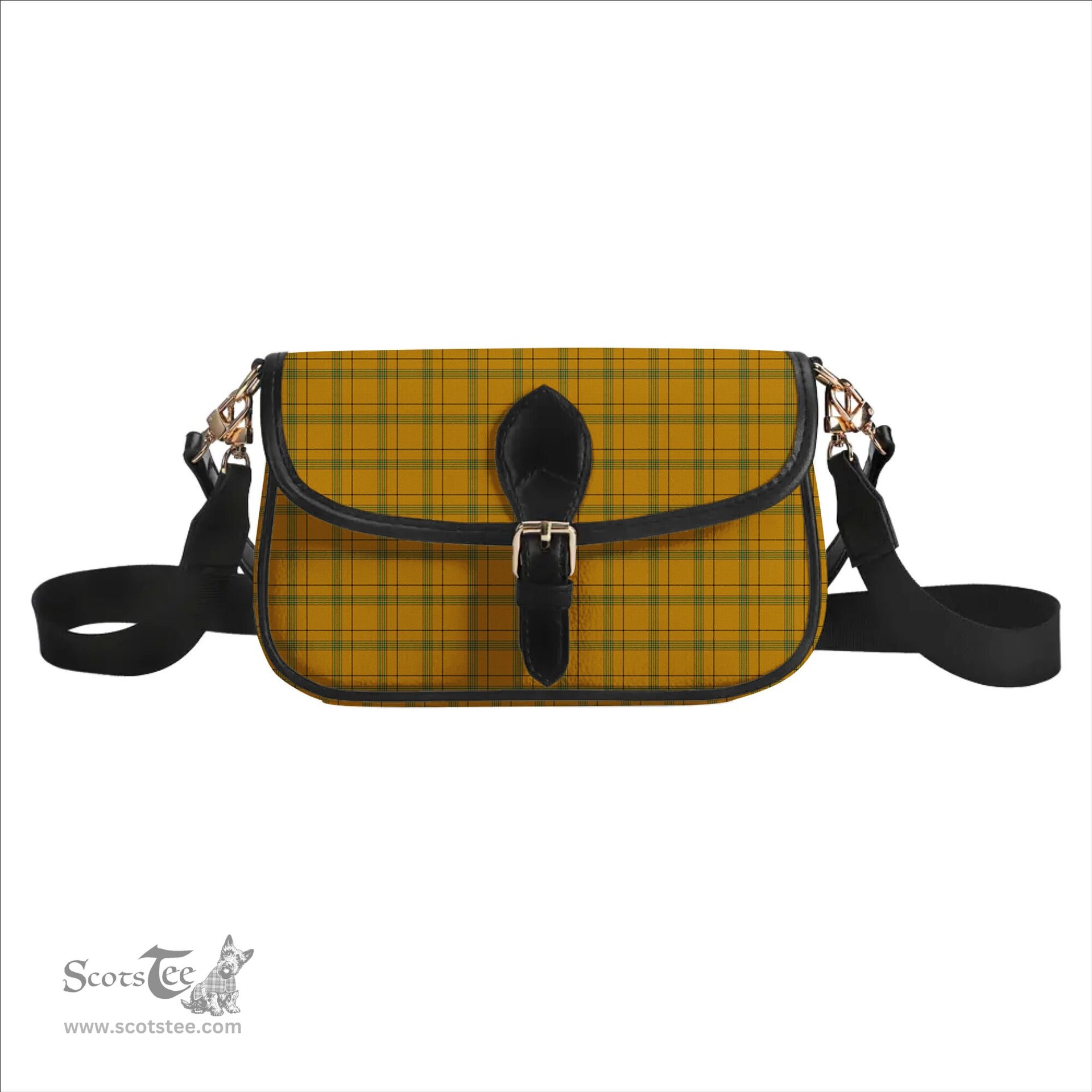 ScotsTee Shop Scottish Houston Ancient Tartan Women's Chain Crossbody Bag Square Bag