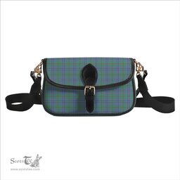 ScotsTee Shop Scottish Irvine of Glentulchan Ancient Tartan Women's Chain Crossbody Bag Square Bag