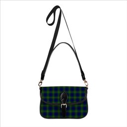 ScotsTee Shop Scottish Johnstone Modern Tartan Women's Chain Crossbody Bag Square Bag