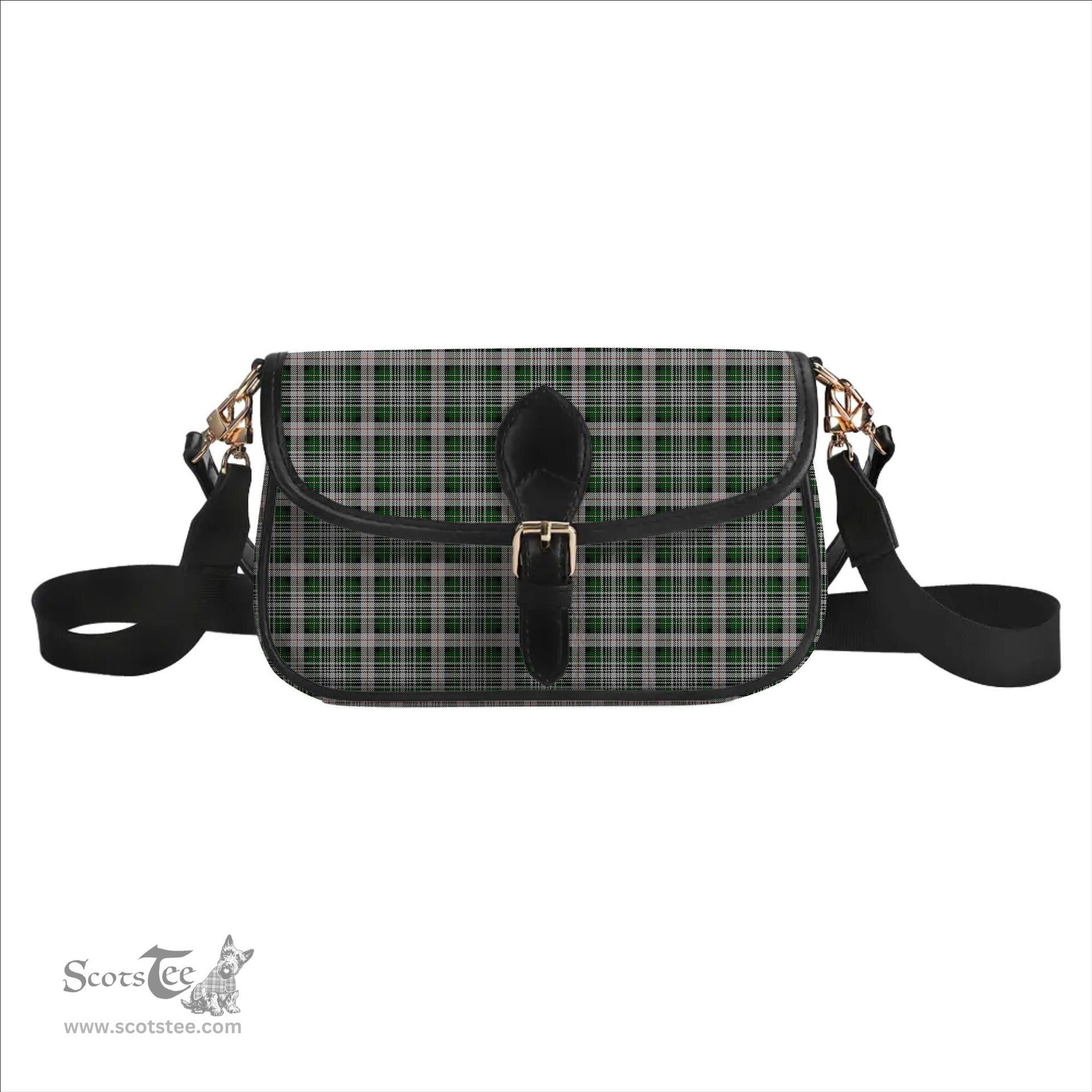 ScotsTee Shop Scottish MacKenzie MacGregor-Hastie Tartan Women's Chain Crossbody Bag Square Bag