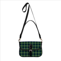 ScotsTee Shop Scottish Learmonth Tartan Women's Chain Crossbody Bag Square Bag