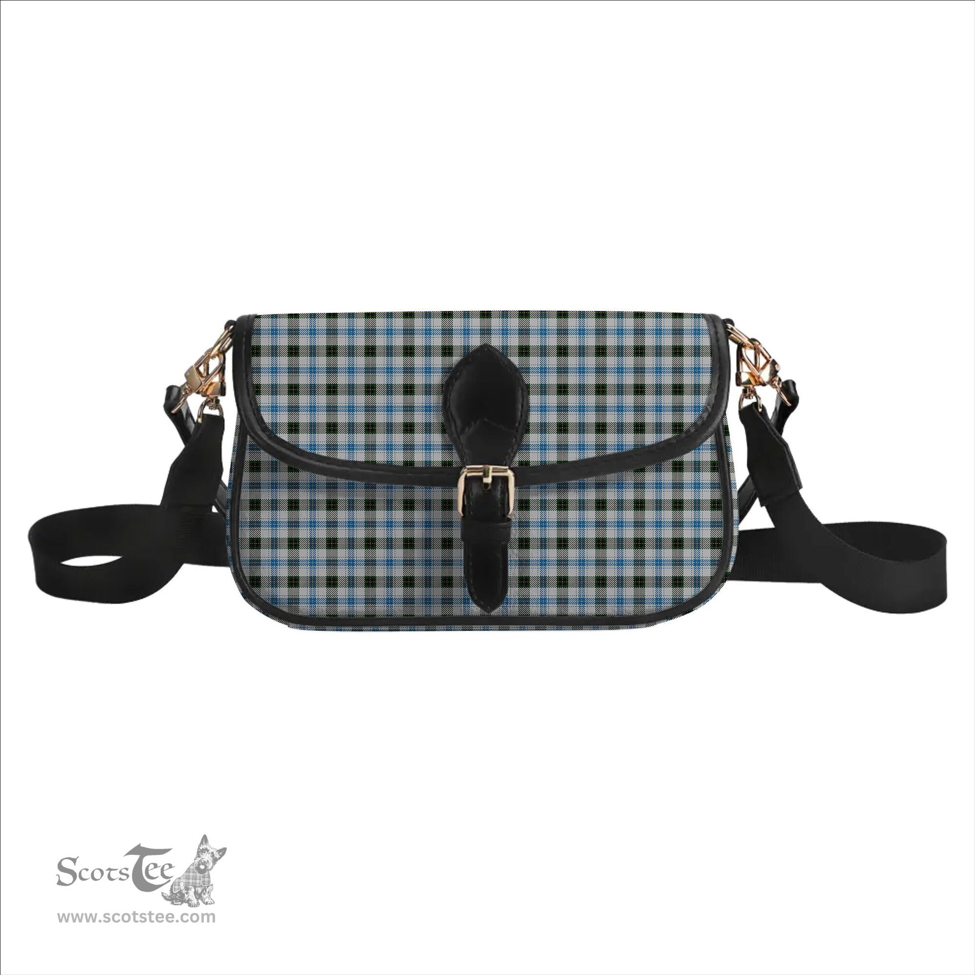 ScotsTee Shop Scottish MacKendrick Dress Tartan Women's Chain Crossbody Bag Square Bag