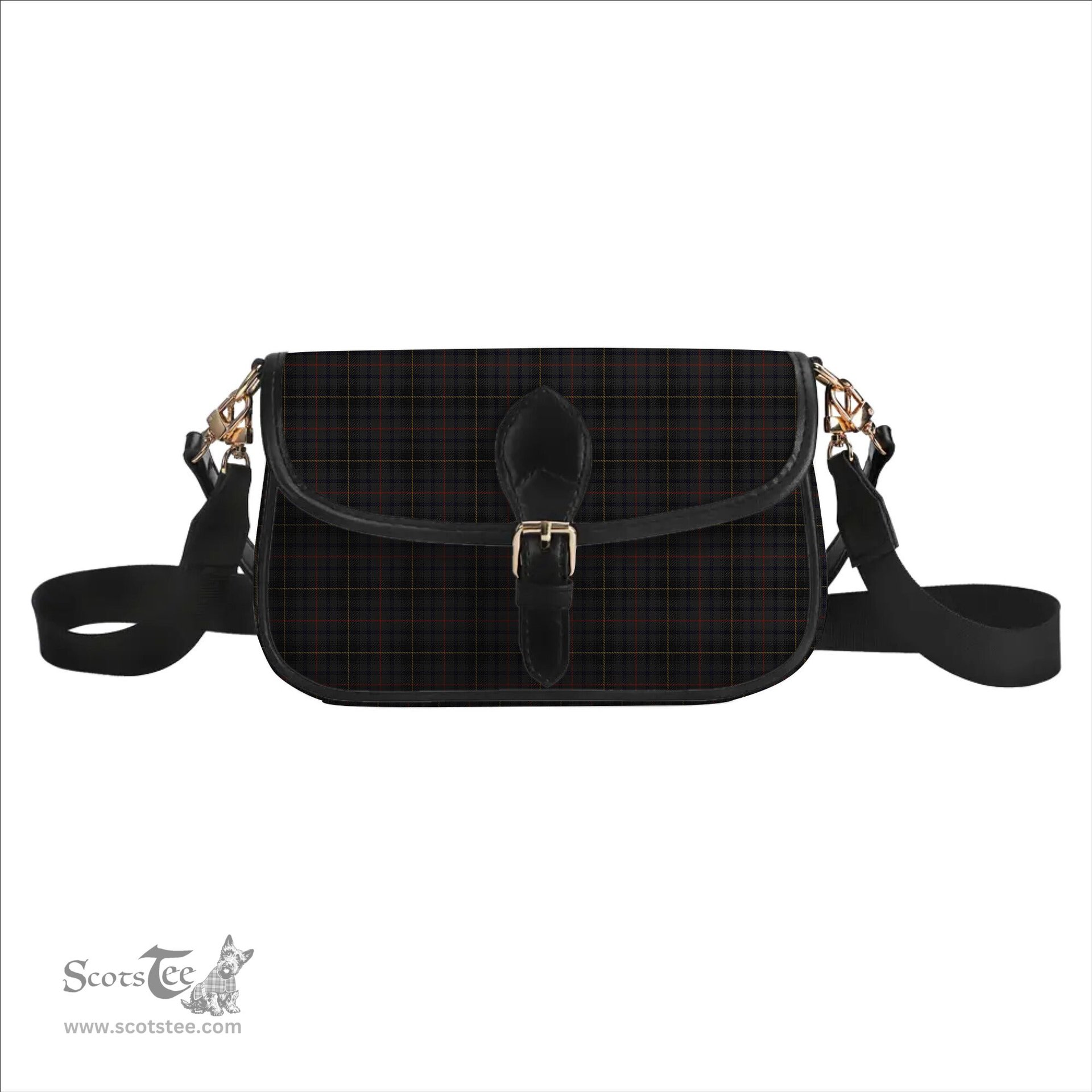ScotsTee Shop Scottish MacInnes Homecoming Tartan Women's Chain Crossbody Bag Square Bag
