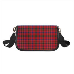 ScotsTee Shop Scottish MacDonald of Glenaladale Modern Tartan Women's Chain Crossbody Bag Square Bag