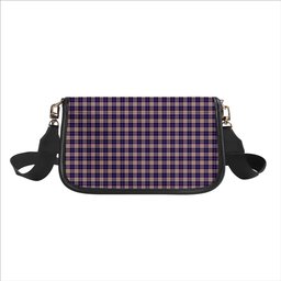 ScotsTee Shop Scottish Harris Royal Blue Tartan Women's Chain Crossbody Bag Square Bag