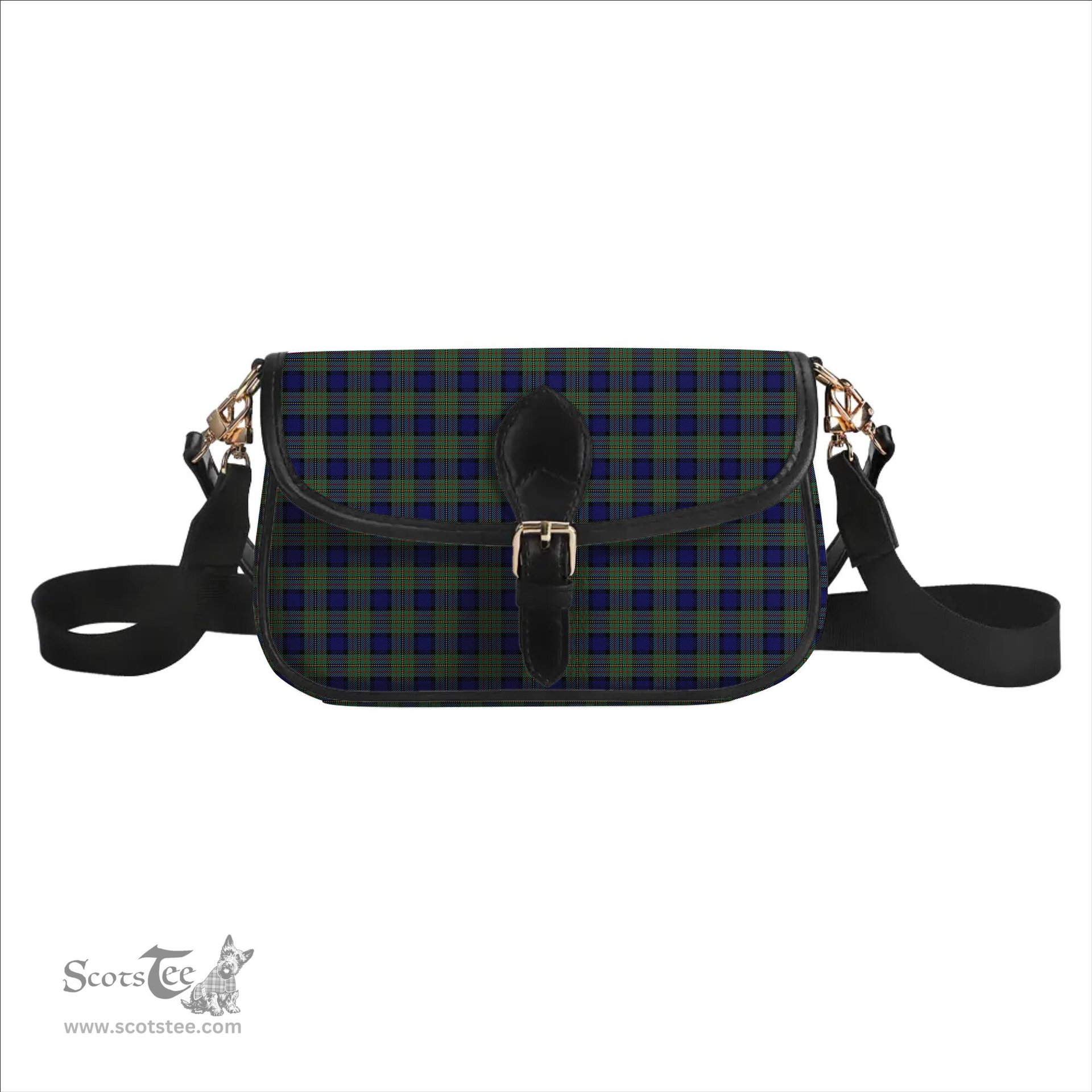 ScotsTee Shop Scottish MacLaren Tartan Women's Chain Crossbody Bag Square Bag