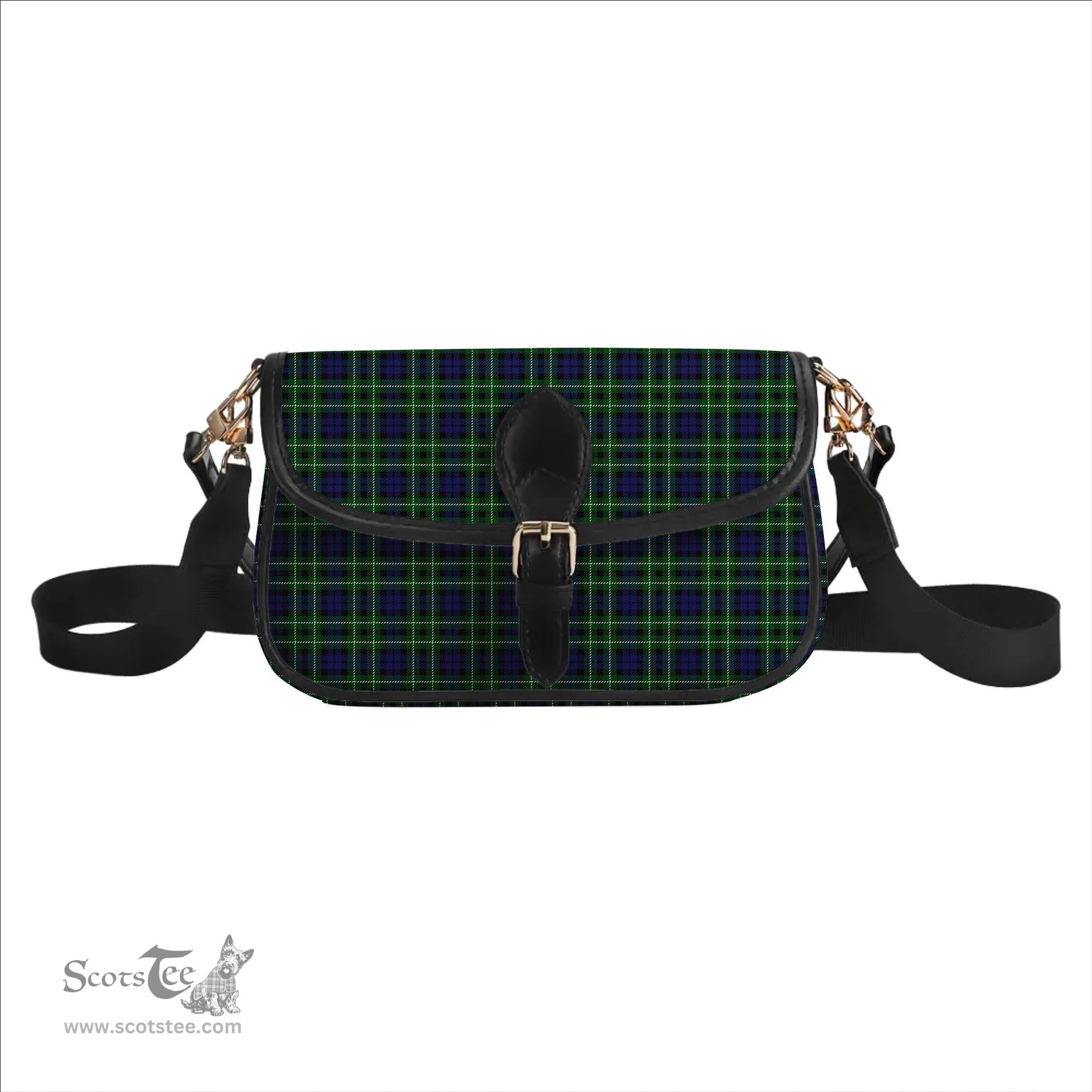 ScotsTee Shop Scottish Graham of Montrose 2 Tartan Women's Chain Crossbody Bag Square Bag