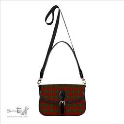 ScotsTee Shop Scottish MacAuley Tartan Women's Chain Crossbody Bag Square Bag