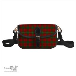 ScotsTee Shop Scottish MacAuley Tartan Women's Chain Crossbody Bag Square Bag