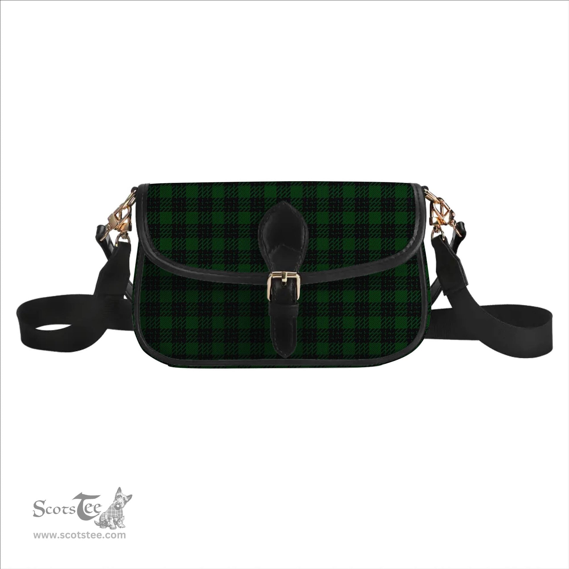 ScotsTee Shop Scottish Graham Tartan Women's Chain Crossbody Bag Square Bag